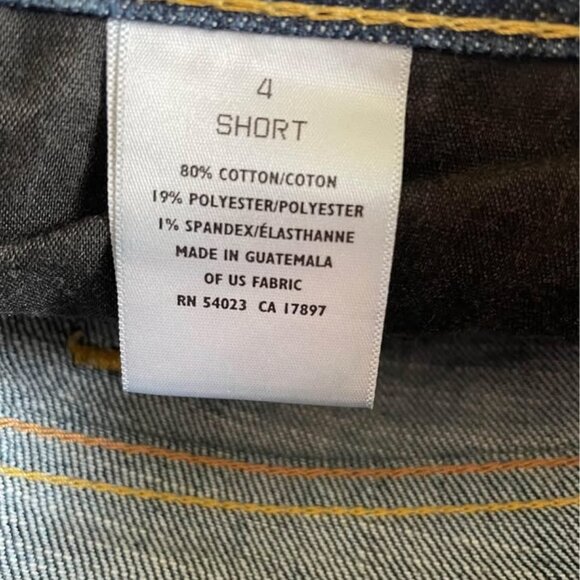 Old Navy Diva Dark Blue Denim Jeans Women’s Sz 4 Short - Picture 4 of 4